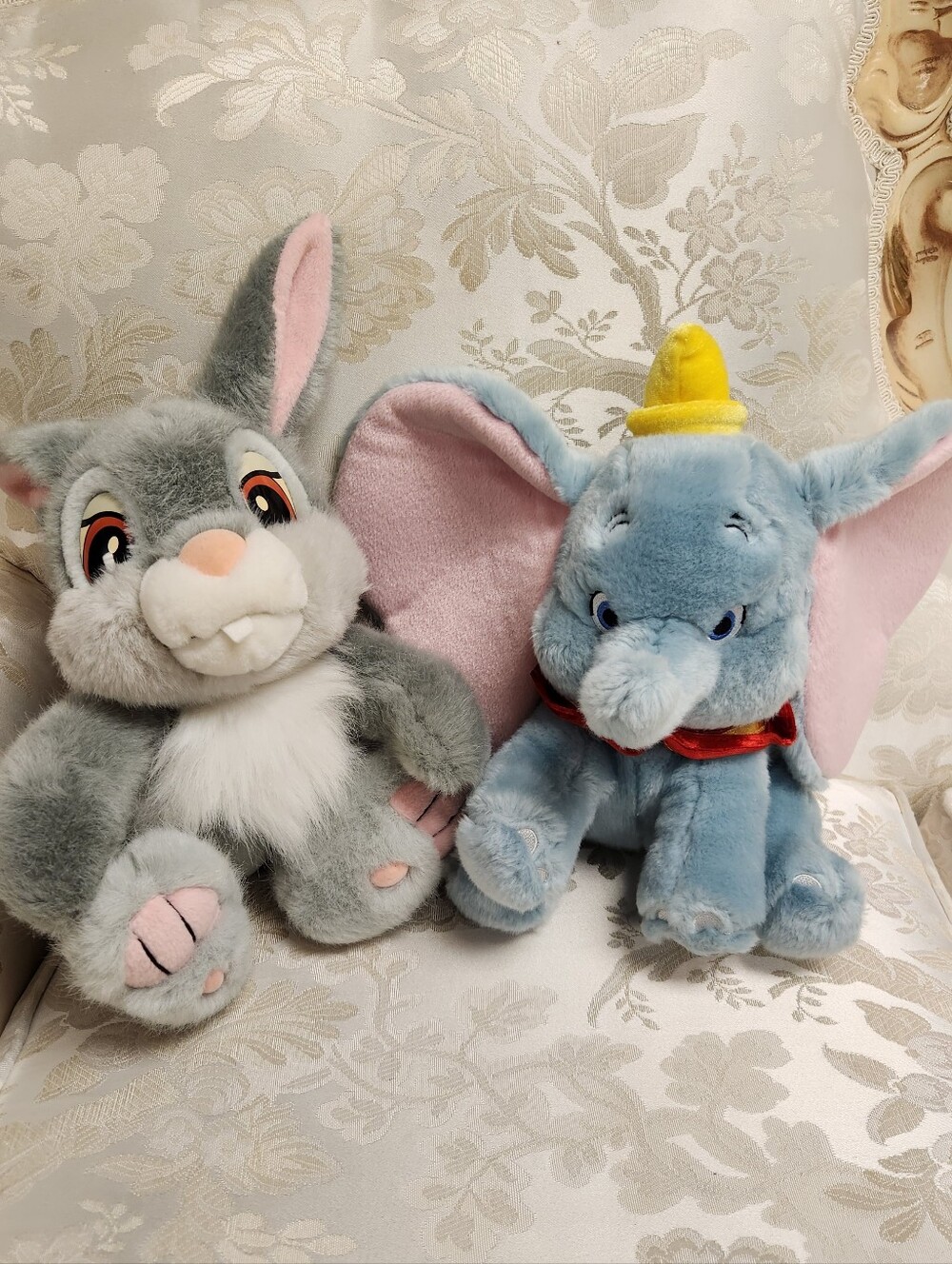 Disney Thumper Plush Rabbit & Dumbo Plush Elephant Stuffed Animals